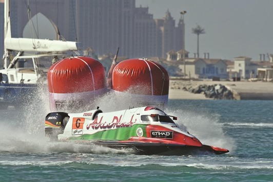 Alex Carella in action at the Dubai Grand Prix in March. He will be an integral part of Team Abu Dhabi at the 24 Hours of Rouen.