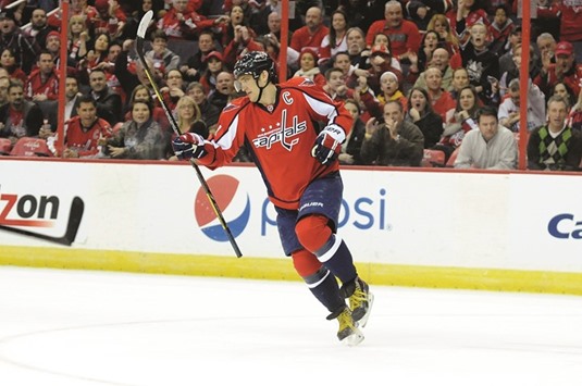 File picture of Alex Ovechkin #8 of the Washington Capitals.