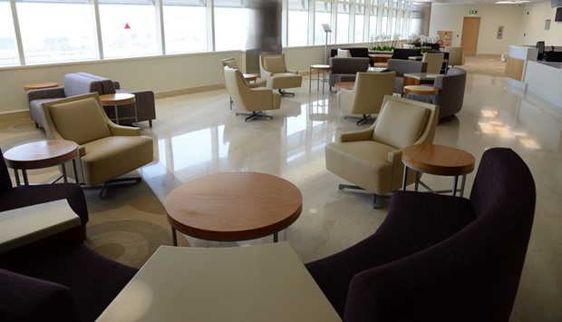 A visitors lounge at one of the Outpatient clinics.