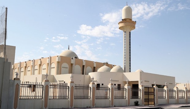 A mosque in Gharrafa. PICTURE: Anas Khalid
