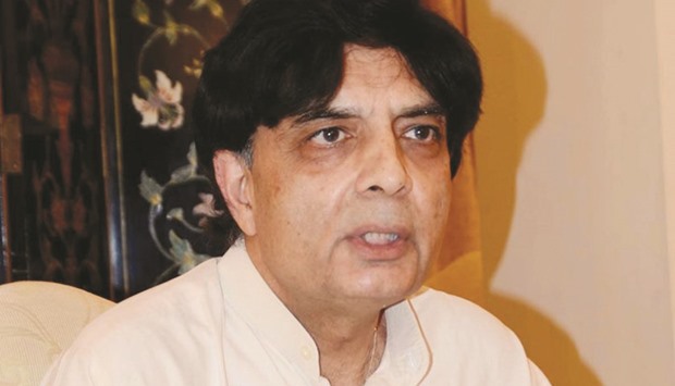 Interior Minister Chaudhry Nisar Ali Khan: u201cSecurity situation has undergone a great change and violent attacks are rare now.u201d