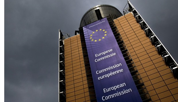The European Commission headquarters is seen in Brussels. The EU is setting aside German objections and pushing ahead with a proposal to amend bank-failure rules introduced to end the era of expensive taxpayer-funded bailouts.