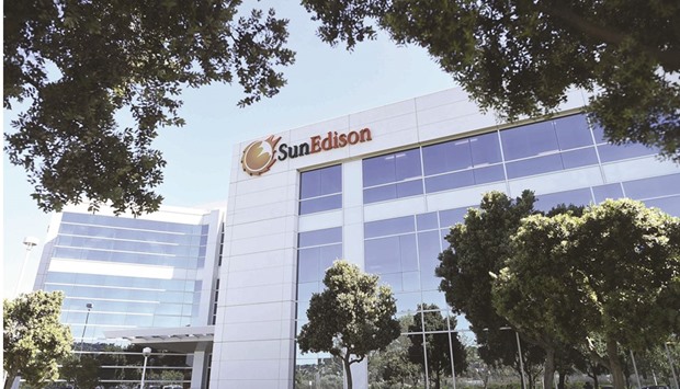 The headquarters of SunEdison in Belmont, California. The firm said itu2019s searching for equity partnerships for its 2.4 gigawatts of capacity in India following its petition to a New York federal court.