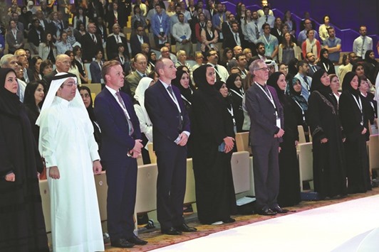 HE Sheikha Hind bint Hamad al- Thani, Vice-Chairperson and Chief Executive Officer of Qatar Foundation, attends the third annual Teaching and Learning Forum.