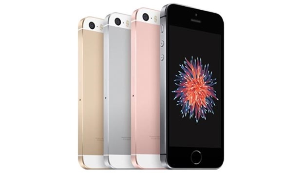 The iPhone SE comes in space grey, silver, gold and rose gold