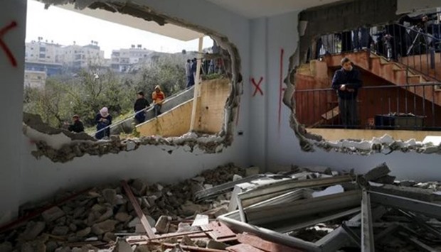Israeli forces demolishing the family homes of attackers