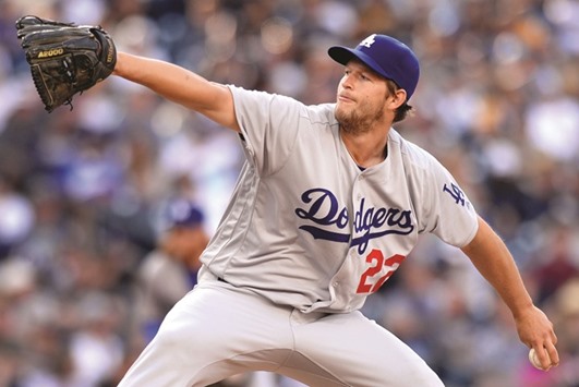 Los Angeles Dodgers starting pitcher Clayton Kershaw pitches during the fifth inning against the San Diego Padres at Petco Park. PICTURE: USA TODAY Sports