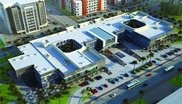 Architect's impression of the B Square Mall in south Doha.