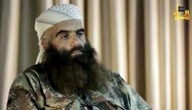 Abu Firas al-Suri, a prominent leader of Nusra Front, is seen in this still image taken from video.