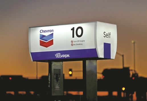 A Chevron gas station in California. French utility Engie and Japanu2019s Marubeni are among several suitors preparing to bid for the US firmu2019s Asian geothermal energy blocks, sources familiar with the matter said yesterday.
