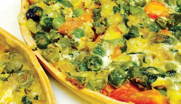 HEALTHY: Garden Green Quiche.    Photo by the author