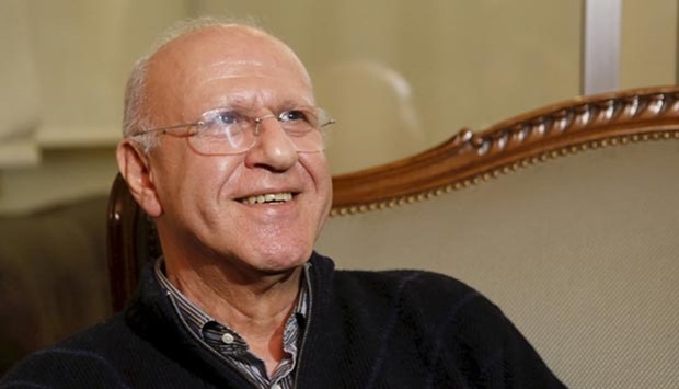 Former Lebanese information minister Michel Samaha is seen in Beirut earlier this year.