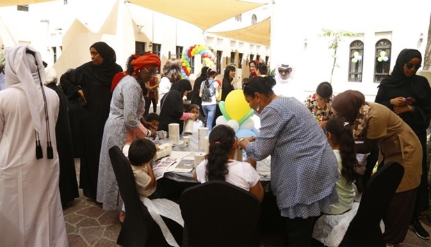 Orphans take part in some of the activities organised by Katara