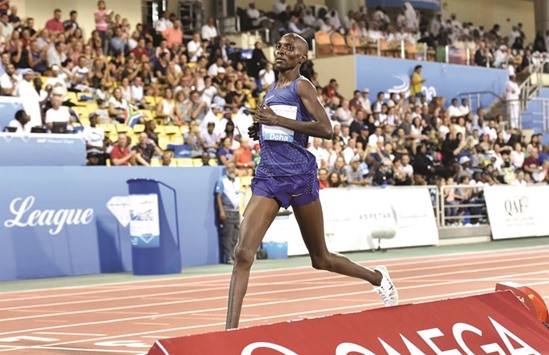 Three-time world champion and Beijing Olympic champion Kiprop will be going for his third consecutive win in Doha.