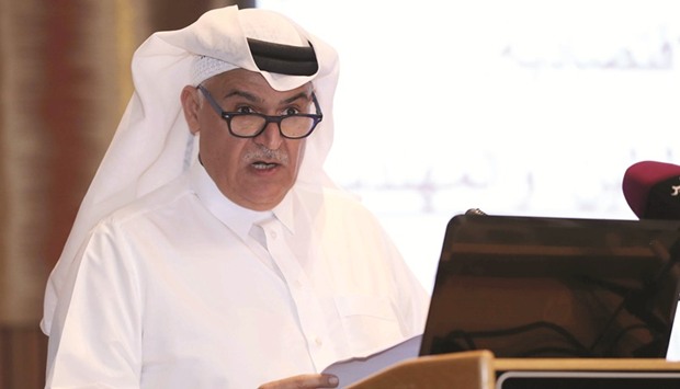 Brigadier al-Malki speaking at the forum.