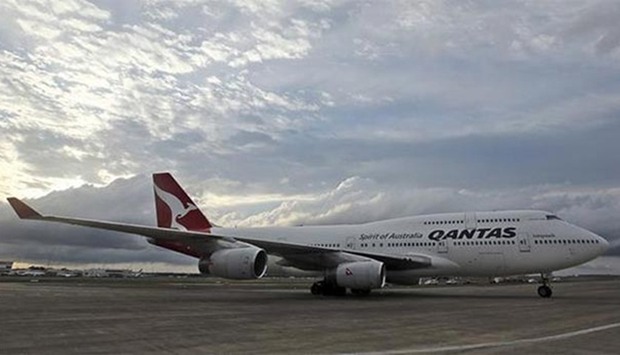 The incident happened on a Qantas flight from Melbourne to Hong Kong.