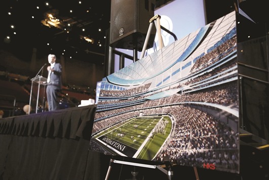 In this January 15, 2016, picture, COO Kevin Demoff at a celebration to welcome Los Angeles Rams at the Forum in Inglewood, Los Angeles. (Reuters)