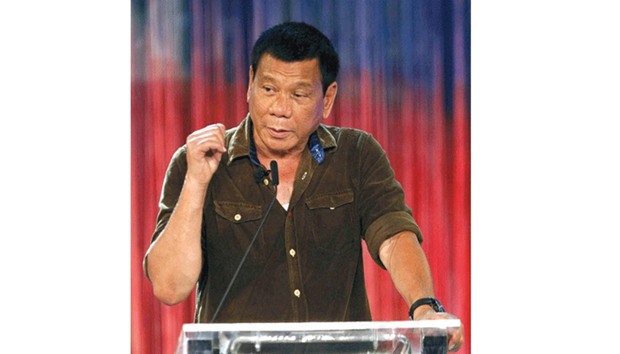 Duterte: encouraging ratings in first quarter.