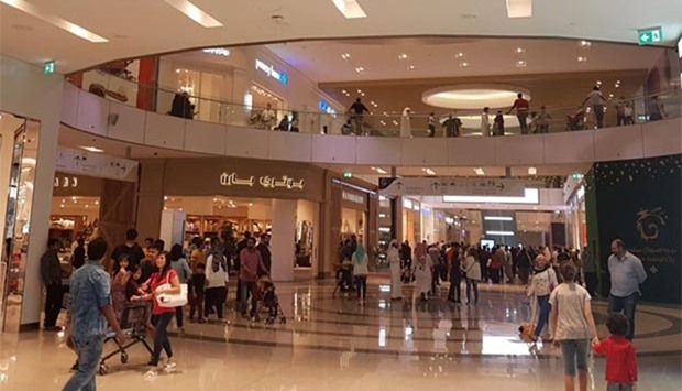 Many residents visit the malls for their regular walk.