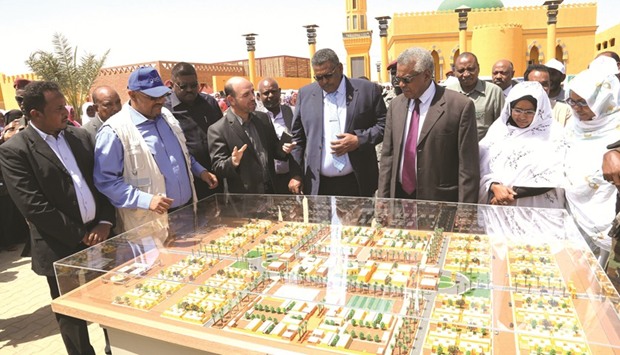 The visiting delegation got acquainted with the project through a detailed explanation of the model village and its objectives.