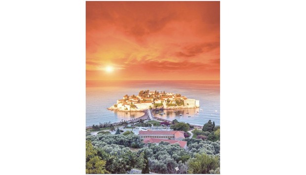 A publicity montage for Montenegro.
