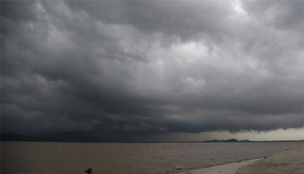 Monsoon rain clouds loom over Guwahati in this file picture.