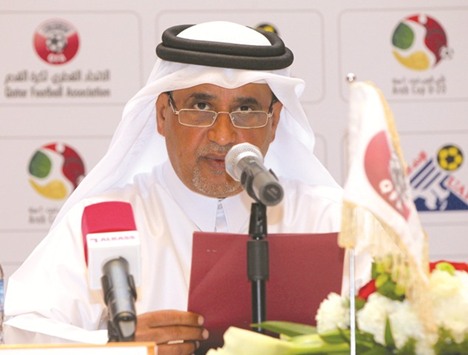 Qatar Football Association vice-president, Saoud al-Mohannadi.