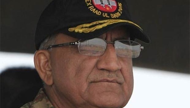Pakistan's army chief General Qamar Javed Bajwa