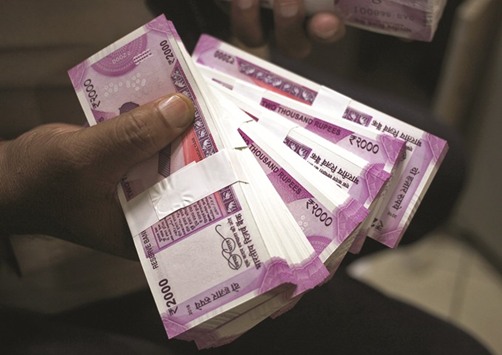 The rupee closed at 64.58 a dollar yesterday, up 0.08% from its previous close of 64.63