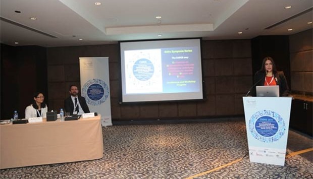 Dr Ammira Akil speaks at the opening ceremony of Cudos 2017.