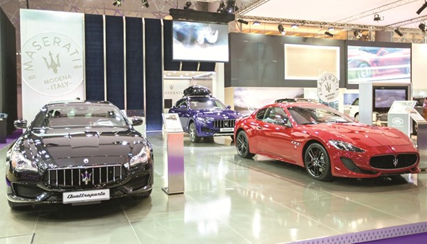 Maserati Stand at Qatar Motor Show.