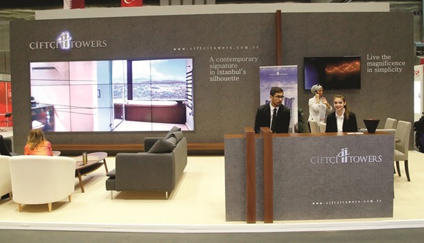 The Ciftci Towers pavilion at the Expo Turkey by Qatar 2017.