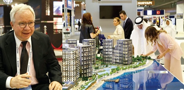 Selcuker: confident about attracting more investments into the real estate sector in Turkey. Right: Some of the SeaPearlu2019s seafront properties showcased at the expo. PICTURES: Jayaram