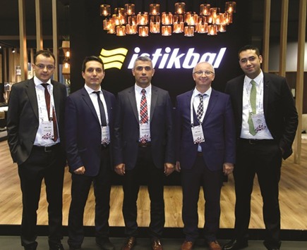 Istikbal executive at Expo Turkey by Qatar 2017.