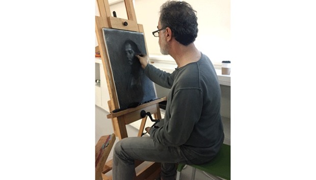 Ismail Azzam teaches a unique technique in portraiture drawing.
