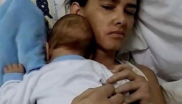 Amelia Bannan met her son after regaining consciousness.