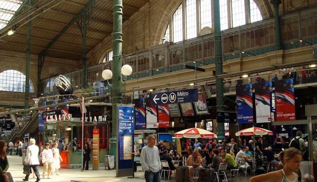 Gare du Nord train station, Paris