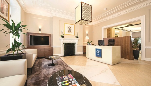 An interior view of QIB-UK. The new licence the bank has gained is coupled with an  existing experienced property search service that puts the customeru2019s interest first.
