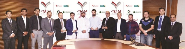 The medical providers were each awarded an honour plaque by Salem al-Mannai, deputy Group president and CEO of QIC - Mena region.