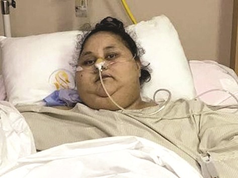 Emam was put on a special liquid diet to get her weight down to a low enough level for doctors to perform bariatric surgery, essentially a stomach-shrinking bypass procedure.