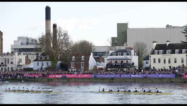 Oxford avenged last yearu2019s defeat by Cambridge to win the 163rd menu2019s Boat Race on the Thames.