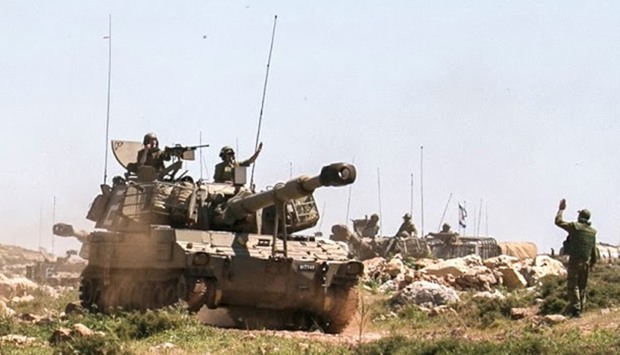 Israeli soldiers  during a military operation
