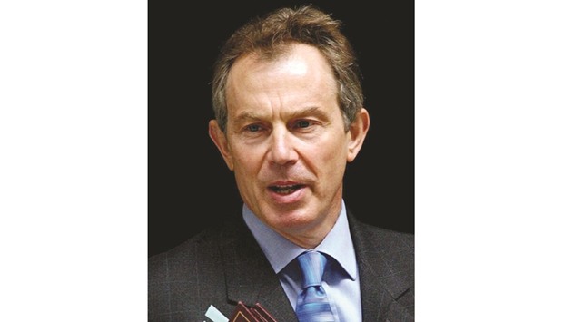 Blair: hints at return to frontline politics.