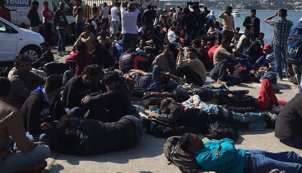 Refugees in Lesbos