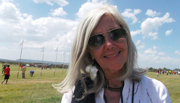 Italian-born conservationist Kuki Gallmann poses for a photograph during the Highland Games in Laikipia Kenya, September 22, 2012.
