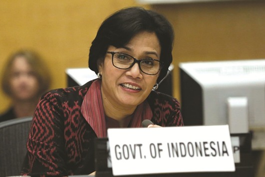 Indrawati: The government would reallocate some spending within the budget to more u201cproductiveu201d areas that can support growth, such as land acquisition for infrastructure projects.