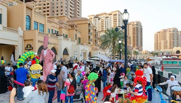 A family entertainment event at The Pearl-Qatar.