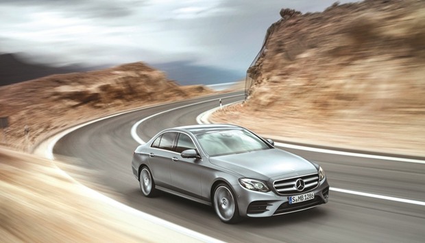 The Mercedes-Benz E-Class, AMG Line.