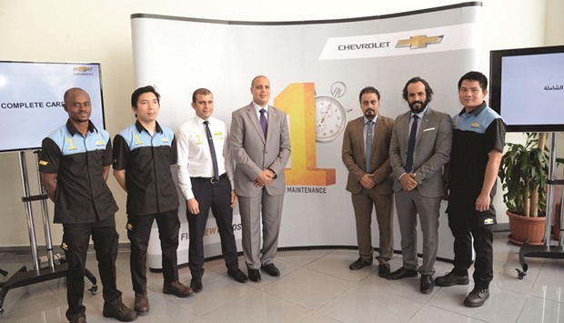 Team members of the u2018Chevrolet Complete Careu2019 programme.