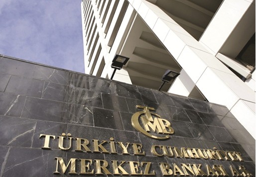 Turkeyu2019s central bank headquarters is seen in Ankara. The bank raised the late liquidity window rate by 50 basis points to 12.25% yesterday, while the median estimate in a Bloomberg survey called for no change.